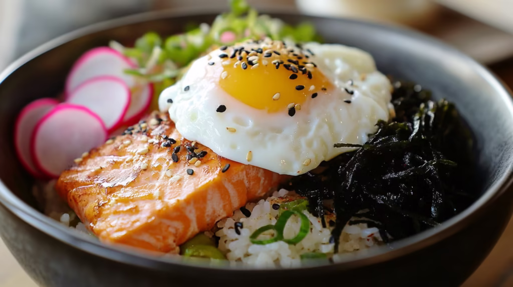 Salmon Rice Bowl Ingredients