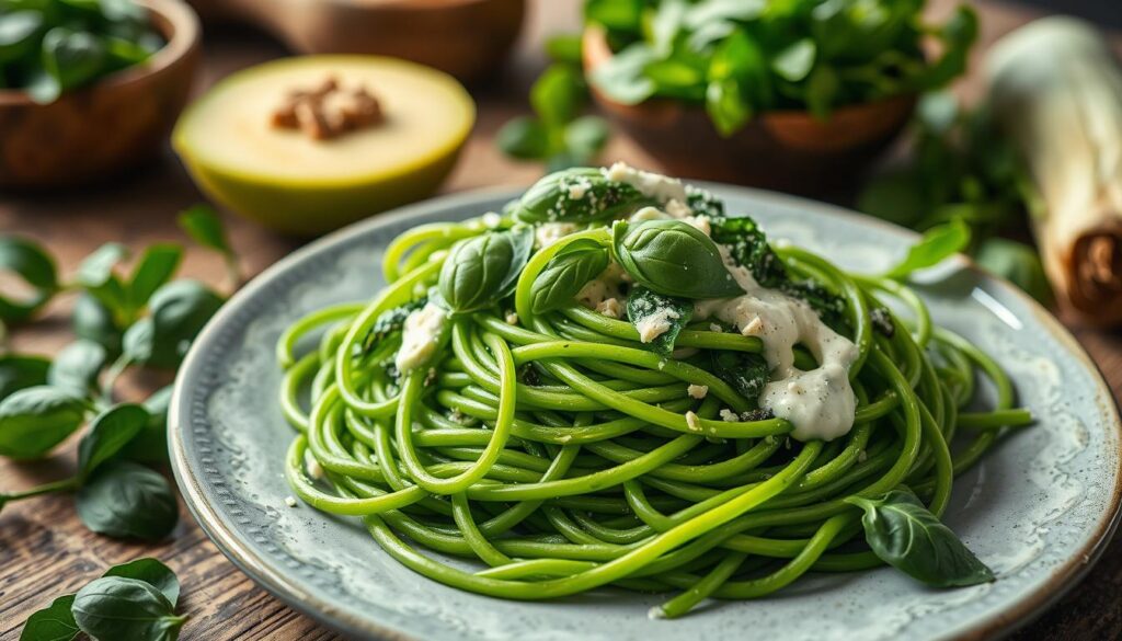 Green Spaghetti Origins
