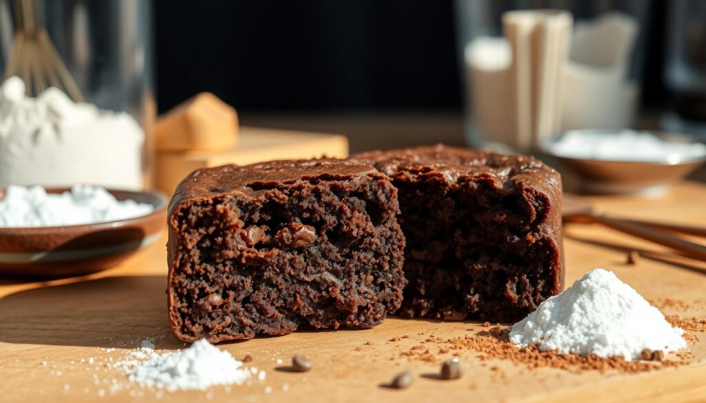 Leavening agent in brownies