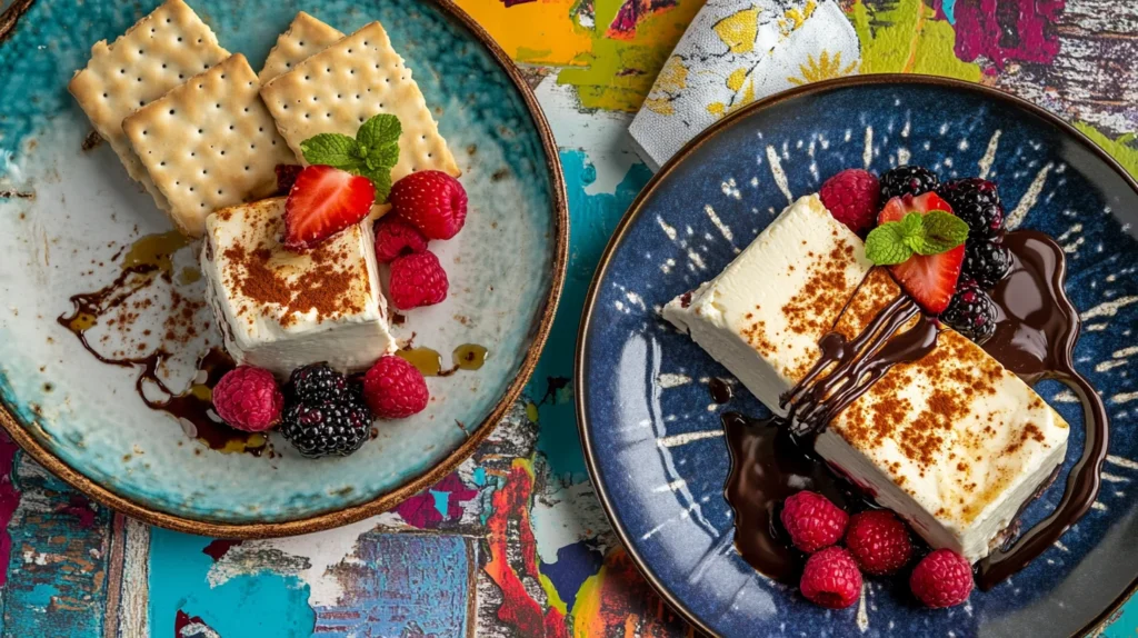 Sweet and savory smoked cream cheese with toppings