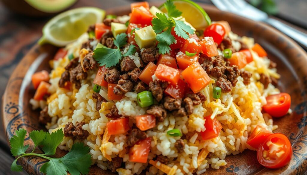 Taco Rice Dish