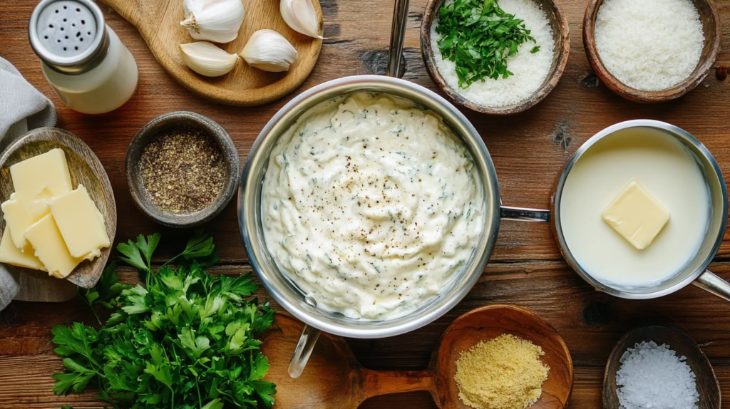 Cajun Alfredo Sauce Ingredients