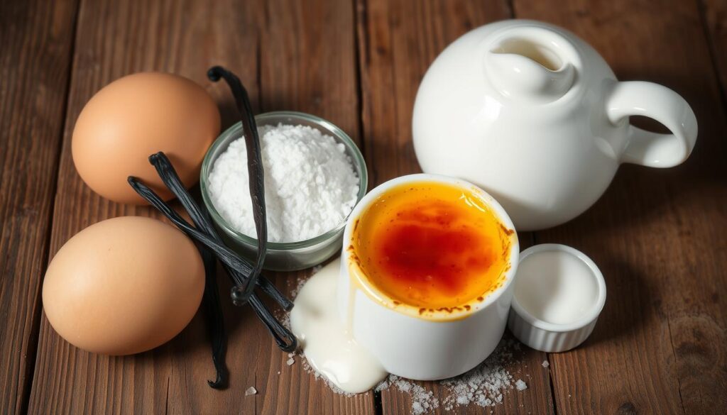 What is crème brûlée mostly made of?