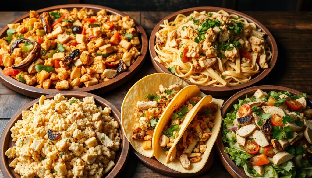 diced chicken recipes