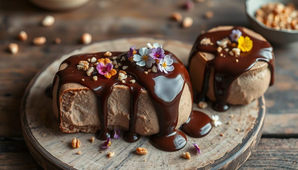 tahini chocolate dessert