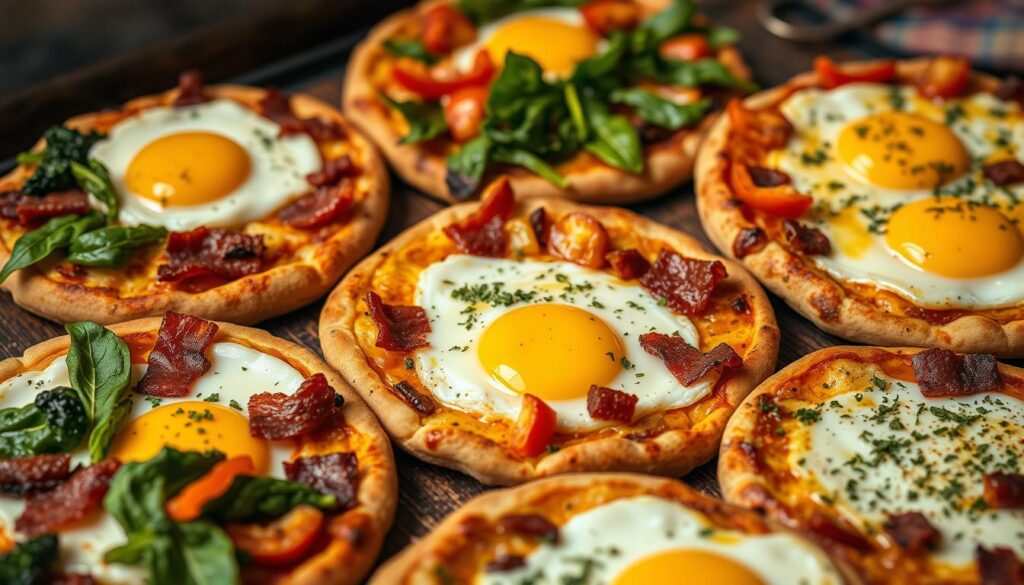 Delicious Breakfast Pizza Varieties