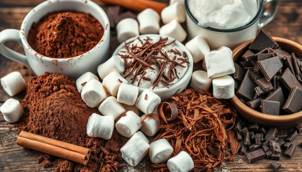 Gourmet Hot Chocolate Ingredients
