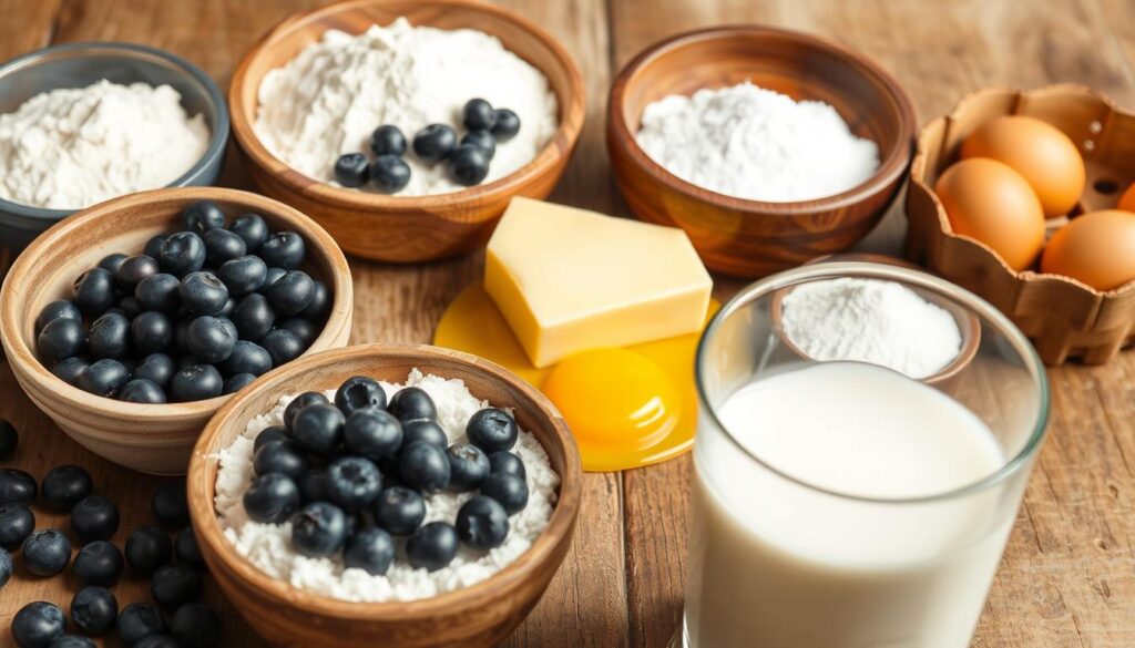 Ingredients for Best Blueberry Muffin Recipe