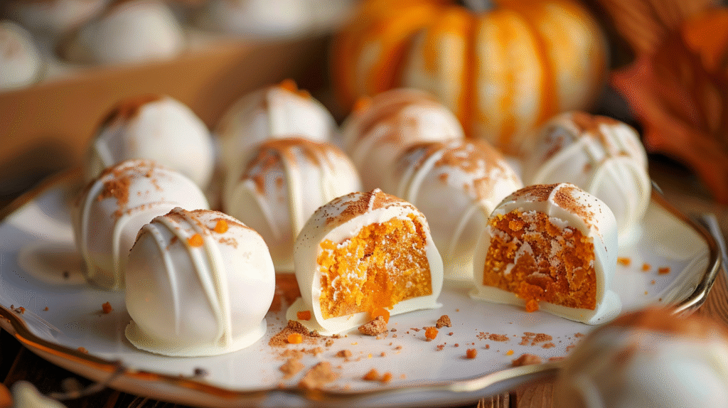 Delicious homemade Pumpkin Truffles