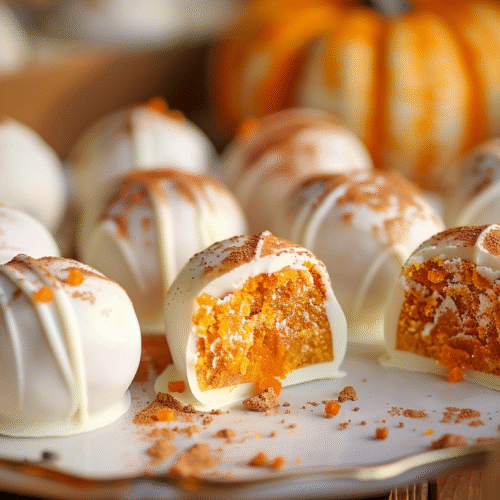 Delicious homemade Pumpkin Truffles