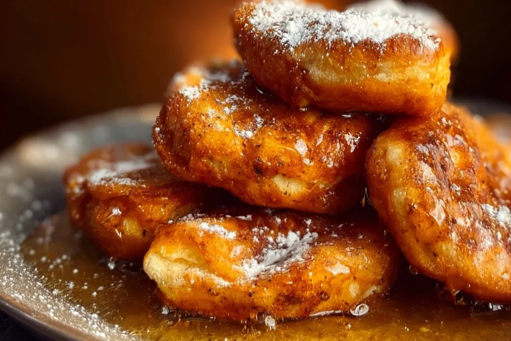 Delicious Pumpkin French Toast topped with syrup and spices
