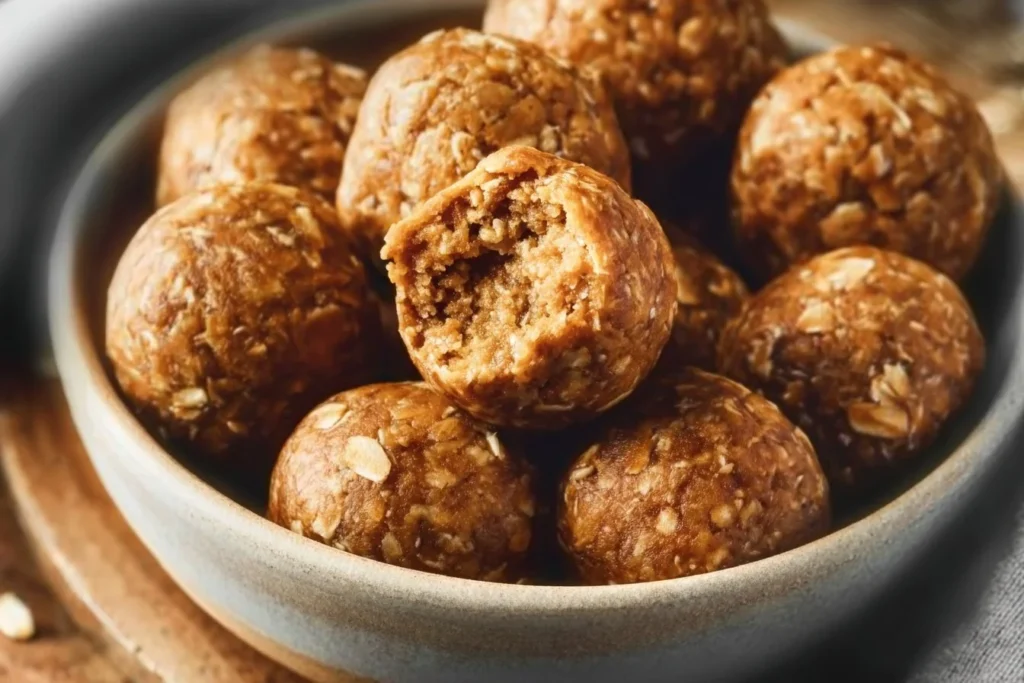 Healthy pumpkin protein balls rich in flavor and nutrition