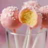 Homemade Starbucks cake pops on a table ready to enjoy.