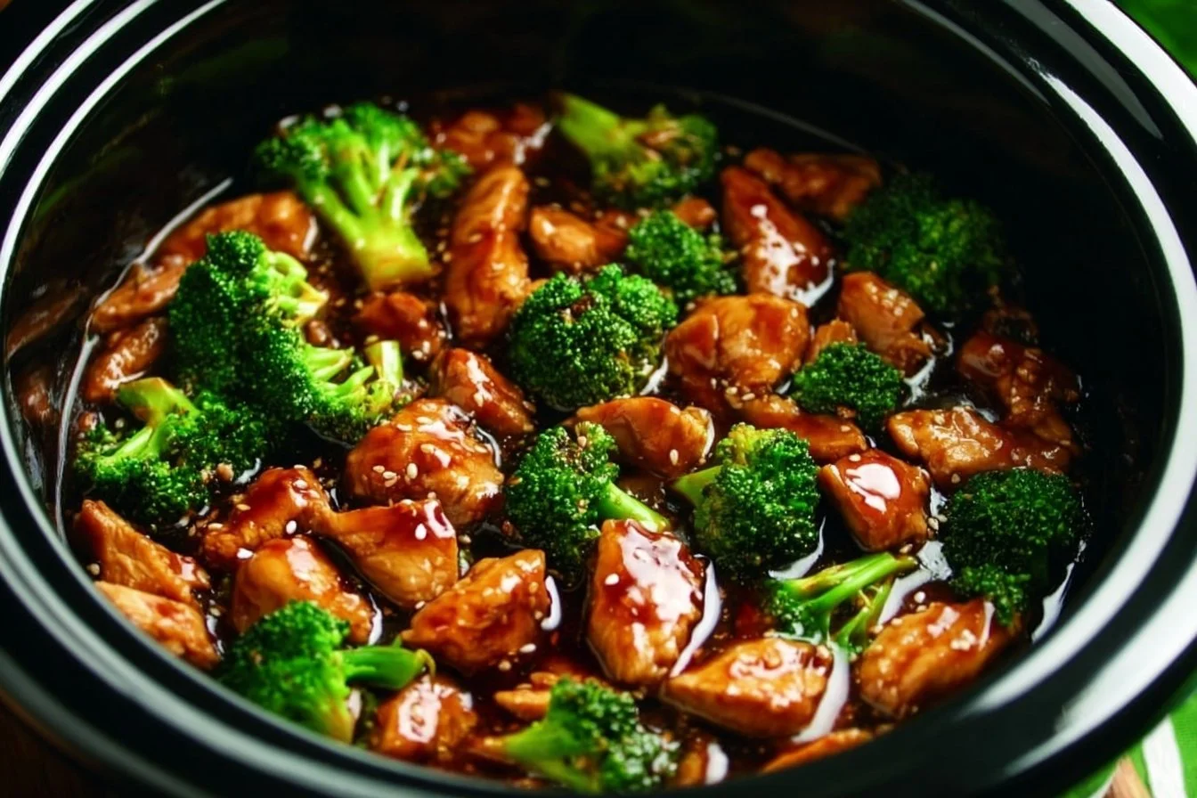 Crockpot Teriyaki Chicken recipe with tender chicken and savory sauce