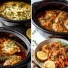 Juicy and flavorful easy Crockpot chicken breast ready to serve
