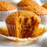 Healthy Greek yogurt pumpkin muffins fresh out of the oven