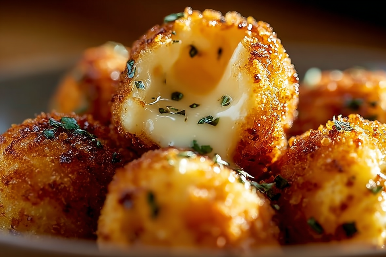 Delicious Parmesan Mozzarella Bites ready to be enjoyed as a snack or appetizer