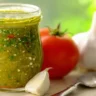 Fresh pasta salad dressed with flavorful vinaigrette and colorful vegetables