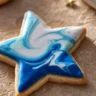Decorated sugar cookies with icing that hardens for lasting designs