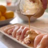 Delicious yogurt marinated chicken ready for grilling or baking